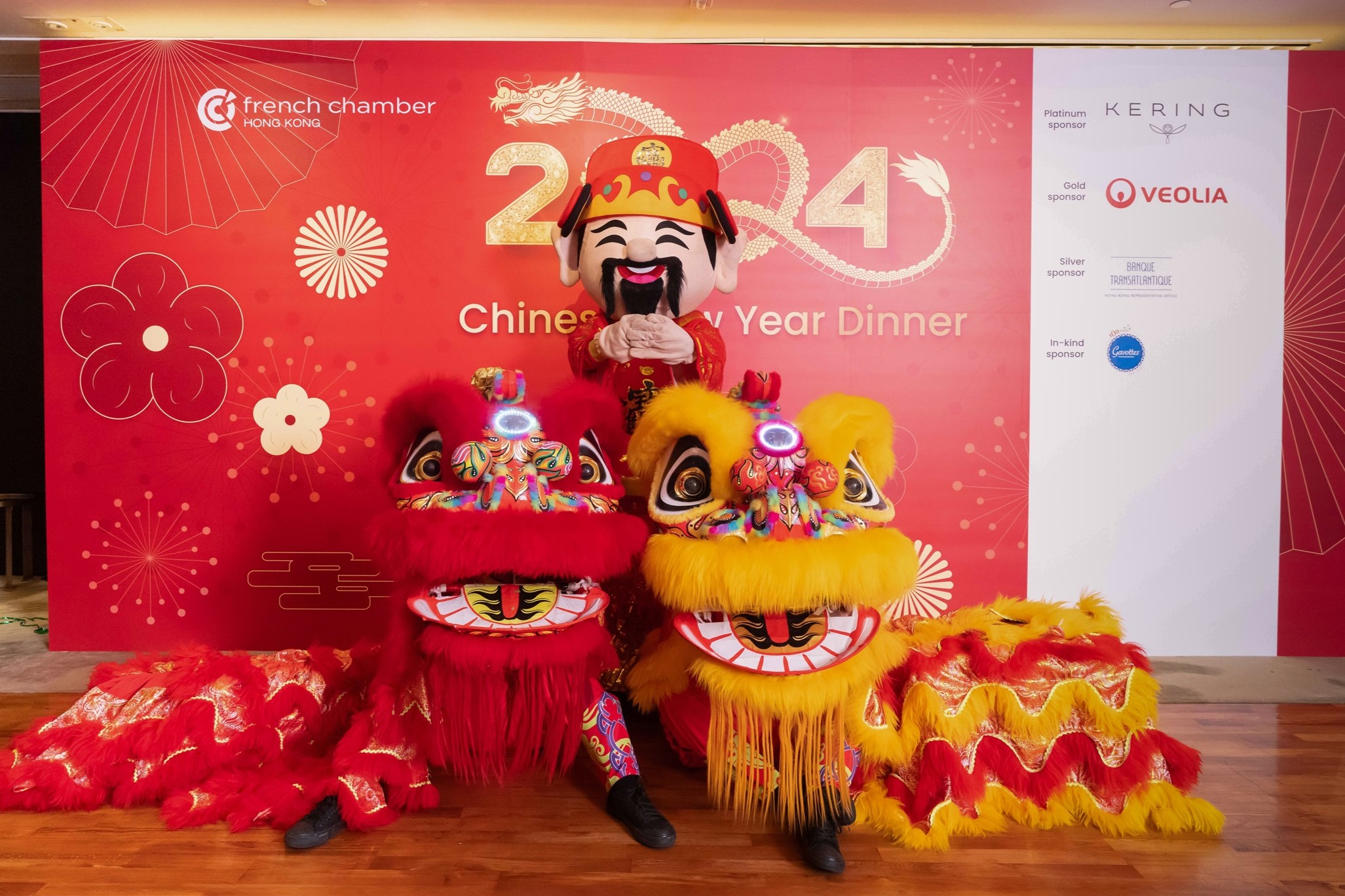 Chinese New Year Dinner 2024, Dragon year, French Chamber in Hong Kong, Ceicia, Clestra