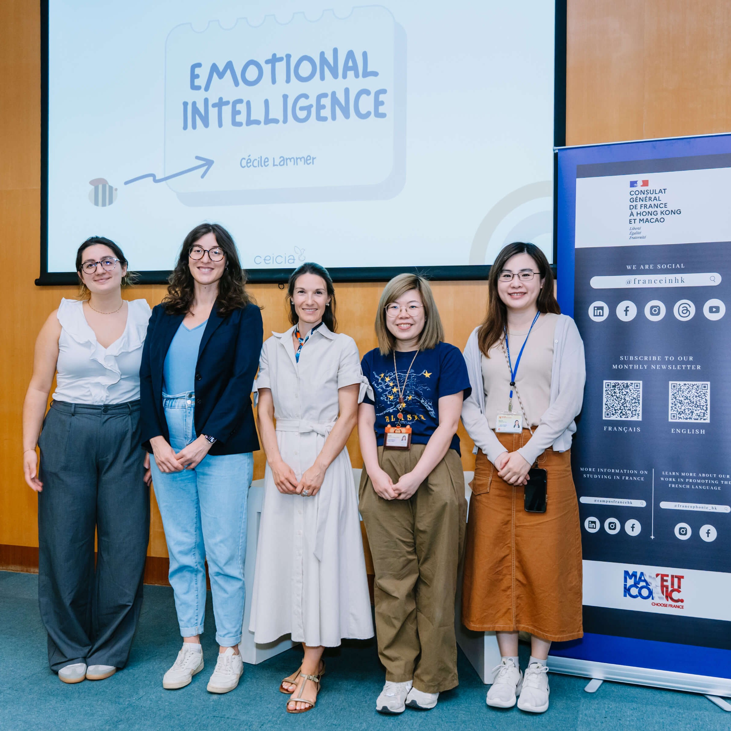 The French consultate supports Emotional Intelligence during the French Science Festival in Hong hong. Emotional intelligence coaching for teens. Emotional intelligence coaching for students